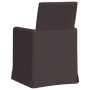 Sillas de comedor 2 pcs Marrón oscuro 57 x 67 x 95 cm tela en Sillas de comedor | Comprar online en Foru.es