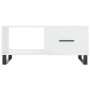 Mesa de centro madera contrachapada blanco brillo 90x50x40 cm de vidaXL, Mesas de centro - Ref: Foro24-829238, Precio: 70,79 ...