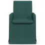 Sillas de comedor 2 pcs Verde oscuro 57 x 67 x 95 cm tela en Sillas de comedor | Comprar online en Foru.es