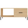 Mesa de centro madera contrachapada roble Sonoma 90x50x40 cm de vidaXL, Mesas de centro - Ref: Foro24-829223, Precio: 48,98 €...
