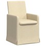 Sillas de comedor 2 pcs Crema 57 x 67 x 95 cm tela en Sillas de comedor | Comprar online en Foru.es
