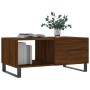 Mesa de centro madera contrachapada roble marrón 90x50x40 cm de vidaXL, Mesas de centro - Ref: Foro24-829243, Precio: 51,11 €...