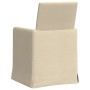 Sillas de comedor 2 pcs Crema 57 x 67 x 95 cm tela en Sillas de comedor | Comprar online en Foru.es