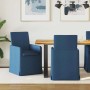 Sillas de comedor 2 pcs Azul 57 x 67 x 95 cm tela en Sillas de comedor | Comprar online en Foru.es
