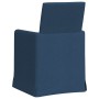 Sillas de comedor 2 pcs Azul 57 x 67 x 95 cm tela en Sillas de comedor | Comprar online en Foru.es