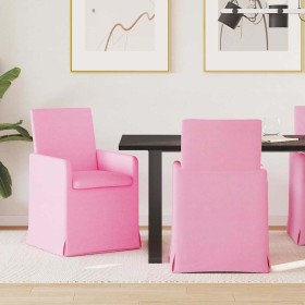 Sillas de comedor 2 pcs Rosa 57 x 67 x 95 cm tela en Sillas de comedor | Comprar online en Foru.es