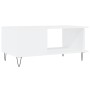 Mesa de centro madera contrachapada blanco 90x50x40 cm de vidaXL, Mesas de centro - Ref: Foro24-829484, Precio: 45,93 €, Desc...