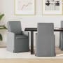 Sillas de comedor 2 pcs Gris claro 57 x 67 x 98 cm tela en Sillas de comedor | Comprar online en Foru.es