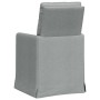 Sillas de comedor 2 pcs Gris claro 57 x 67 x 98 cm tela en Sillas de comedor | Comprar online en Foru.es