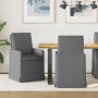 Sillas de comedor 2 pcs Gris oscuro 57 x 67 x 98 cm tela en Sillas de comedor | Comprar online en Foru.es