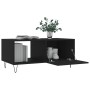 Mesa de centro madera contrachapada negro 90x50x40 cm de vidaXL, Mesas de centro - Ref: Foro24-829205, Precio: 46,78 €, Descu...