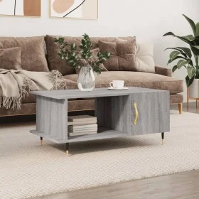 Sonoma-Couchtisch aus grauem Sperrholz, 90 x 50 x 40 cm von vidaXL, Couchtisch - Ref: Foro24-829474, Preis: 46,90 €, Rabatt: %
