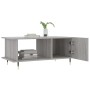 Mesa de centro madera contrachapada gris Sonoma 90x50x40 cm de vidaXL, Mesas de centro - Ref: Foro24-829474, Precio: 47,31 €,...