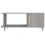 Mesa de centro madera contrachapada gris Sonoma 90x50x40 cm de vidaXL, Mesas de centro - Ref: Foro24-829474, Precio: 47,31 €,...