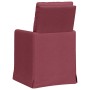 Sillas de comedor 2 pcs Rojo vino tinto 57 x 67 x 98 cm tela en Sillas de comedor | Comprar online en Foru.es
