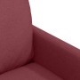 Sillas de comedor 2 pcs Rojo vino tinto 57 x 67 x 98 cm tela en Sillas de comedor | Comprar online en Foru.es