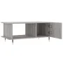 Sonoma-Couchtisch aus grauem Sperrholz, 90 x 50 x 40 cm von vidaXL, Couchtisch - Ref: Foro24-829474, Preis: 46,90 €, Rabatt: %