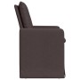 Sillas de comedor 2 pcs Marrón oscuro 57 x 67 x 98 cm tela en Sillas de comedor | Comprar online en Foru.es