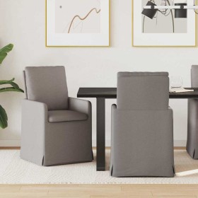 Sillas de comedor 2 pcs Taupé 57 x 67 x 98 cm tela en Sillas de comedor | Comprar online en Foru.es