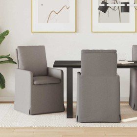 Sillas de comedor 2 pcs Taupé 57 x 67 x 98 cm tela en Sillas de comedor | Comprar online en Foru.es