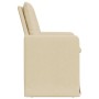 Sillas de comedor 2 pcs Crema 57 x 67 x 98 cm tela en Sillas de comedor | Comprar online en Foru.es