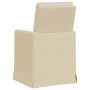 Sillas de comedor 2 pcs Crema 57 x 67 x 98 cm tela en Sillas de comedor | Comprar online en Foru.es