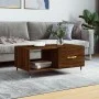 Mesa de centro madera contrachapada roble marrón 90x50x40 cm de vidaXL, Mesas de centro - Ref: Foro24-829195, Precio: 47,47 €...