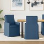 Sillas de comedor 2 pcs Azul 57 x 67 x 98 cm tela en Sillas de comedor | Comprar online en Foru.es