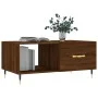 Mesa de centro madera contrachapada roble marrón 90x50x40 cm de vidaXL, Mesas de centro - Ref: Foro24-829195, Precio: 47,47 €...