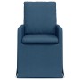 Sillas de comedor 2 pcs Azul 57 x 67 x 98 cm tela en Sillas de comedor | Comprar online en Foru.es