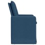 Sillas de comedor 2 pcs Azul 57 x 67 x 98 cm tela en Sillas de comedor | Comprar online en Foru.es