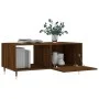 Mesa de centro madera contrachapada roble marrón 90x50x40 cm de vidaXL, Mesas de centro - Ref: Foro24-829195, Precio: 47,47 €...