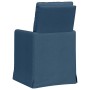 Sillas de comedor 2 pcs Azul 57 x 67 x 98 cm tela en Sillas de comedor | Comprar online en Foru.es