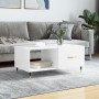 Mesa de centro madera contrachapada blanco brillo 90x50x40 cm de vidaXL, Mesas de centro - Ref: Foro24-829190, Precio: 50,49 ...