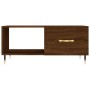 Mesa de centro madera contrachapada roble marrón 90x50x40 cm de vidaXL, Mesas de centro - Ref: Foro24-829195, Precio: 47,89 €...