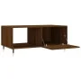 Mesa de centro madera contrachapada roble marrón 90x50x40 cm de vidaXL, Mesas de centro - Ref: Foro24-829195, Precio: 47,47 €...
