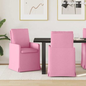 Sillas de comedor 2 pcs Rosa 57 x 67 x 98 cm tela en Sillas de comedor | Comprar online en Foru.es