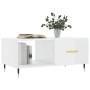Mesa de centro madera contrachapada blanco brillo 90x50x40 cm de vidaXL, Mesas de centro - Ref: Foro24-829190, Precio: 50,49 ...