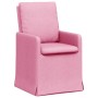Sillas de comedor 2 pcs Rosa 57 x 67 x 98 cm tela en Sillas de comedor | Comprar online en Foru.es