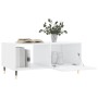Mesa de centro madera contrachapada blanco brillo 90x50x40 cm de vidaXL, Mesas de centro - Ref: Foro24-829190, Precio: 50,49 ...