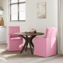 Sillas de comedor 2 pcs Rosa 57 x 67 x 98 cm tela en Sillas de comedor | Comprar online en Foru.es
