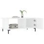 Mesa de centro madera contrachapada blanco brillo 90x50x40 cm de vidaXL, Mesas de centro - Ref: Foro24-829494, Precio: 46,48 ...