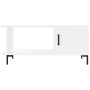 Mesa de centro madera contrachapada blanco brillo 90x50x40 cm de vidaXL, Mesas de centro - Ref: Foro24-829494, Precio: 46,48 ...