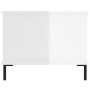 Mesa de centro madera contrachapada blanco brillo 90x50x40 cm de vidaXL, Mesas de centro - Ref: Foro24-829494, Precio: 46,48 ...