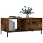 Mesa de centro madera contrachapada roble ahumado 90x50x40 cm de vidaXL, Mesas de centro - Ref: Foro24-829225, Precio: 51,86 ...