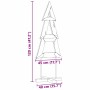 Árbol de Navidad Marrón 120 cm Madera de teca maciza en Decoración Festiva y Estacional | Comprar online en Foru.es