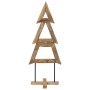 Árbol de Navidad Marrón 150 cm Madera de teca maciza en Decoración Festiva y Estacional | Comprar online en Foru.es