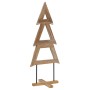 Árbol de Navidad Marrón 150 cm Madera de teca maciza en Decoración Festiva y Estacional | Comprar online en Foru.es