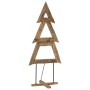 Árbol de Navidad Marrón 180 cm Madera de teca maciza en Decoración Festiva y Estacional | Comprar online en Foru.es