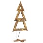 Árbol de Navidad Marrón 180 cm Madera de teca maciza en Decoración Festiva y Estacional | Comprar online en Foru.es